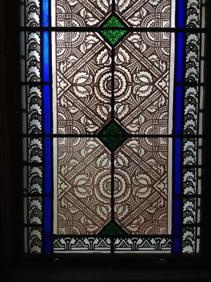 stain and stenciled glass circa 1877 bethlehem nh